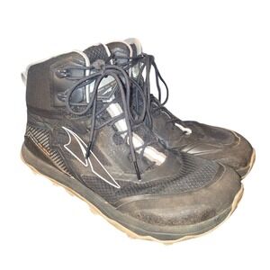 Altra Ego Lone Peak ALL-WTHR Mid Hiking Boots Men 10.5 Black AL0A4VQH000 Trail